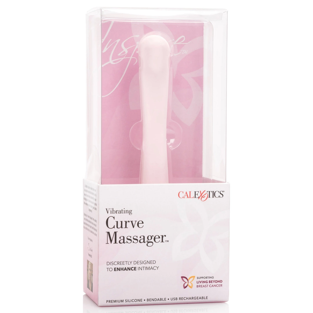 CalExotics Inspire Vibrating Curve Massager silikonowy, 10 trybow, rożowy